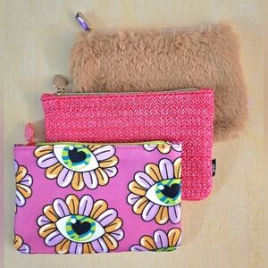 Lot Of 3 Unused Ipsy Makeup Bags **BAGS ONLY***